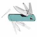Мультитул Leatherman Free T4, 12 функций, бирюзовый
