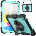 Чехол-подставка Neutral, для iPad 10.9 2022, силикон, вращающийся, светло-голубой