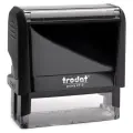 Оснастка Trodat 4915 P4 прямоугольная, черный корпус, синий синий синий черный.. 1 шт. синий