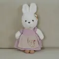 Мягкая игрушка Зайка в платье/ Плюшевый Заяц для сна KiDWoW фиолетовый 30см