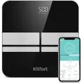 Электронные весы Kitfort KT-842, анализ состава тела, Bluetooth, черные