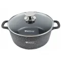 Кастрюля KELLI KL-4092-24 5,5 л, серый