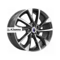 Диски 7*17 5*110 ET48,5 63,35 КиК Роквуд (КС900) Алмаз черный