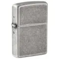Оригинальная бензиновая зажигалка ZIPPO Armor® с покрытием Antique Silver, латунь/сталь, серебристая, 38x13x57 мм