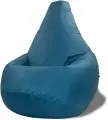 Кресло-мешок Груша лазурный цвет (размер XXXL) PuffMebel, ткань Дюспо