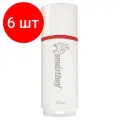 Комплект 6 шт, Флеш-диск 32 GB, SMARTBUY Crown, USB 2.0, белый, SB32GBCRW-W