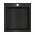 Раковина из нержавеющей стали Omoikiri Akisame 46 см 4997012 встраиваемая цвет графит