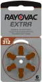Батарейка RAYOVAC EXTRA ZA13, для слуховых аппаратов 60 шт.