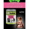 Влажный корм ZooRing кусочки кролика и индейки в желе для кошек, 400г
