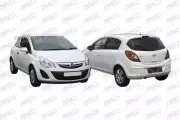 Решетка Бампера Передняя! Черная Opel Corsa D 1.0-1.6/1.3D 06-14 Prasco арт. OP0352120