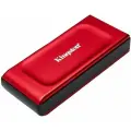 Kingston 2TB USB3.2 Gen 2 Portable Solid State Drive (PSSD) XS1000, Transfer Speed 1050MB/s, Lightweight And Stylish, External for Computer, Direct Connection to Phone, Red