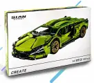 Конструктор Машина: Lamborghini Sian FKP 37 - 1280 деталей/совместим с Lego