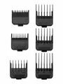 Насадки для машинки для стрижки волос DEWAL Pro LD-966 LEGACY, 6 шт, черные