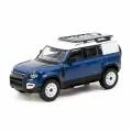 Машинка Tarmac Works 1/64 Land Rover Defender 110 Blue Diecast Scale Model Car