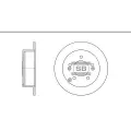 Hi-Q SD1024 (5841139300 / 5841139600) диск тормозной Sonata (Соната) (nf) / tucson 04- / Sportage (Спортедж)
