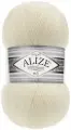 Пряжа Суперлана ТИГ Alize (Superlana Tig) упаковка 5 мотков 100 гр. 570 м. 25% шерсть 75% акрил цвет 01 кремовый