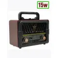 Радиоприёмник/Ретро радио/Блютуз колонка/8077/15Вт/TM