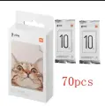 Бумага ДЛЯ Карманного Фотопринтера Xiaomi Zink 100% Photo Printer Paper AR Pocket 70ШТ