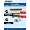 Саморезы Finka Deck Wood Screws 41x4,2 mm C4 T20 1750 шт, для открытого крепежа террасной доски