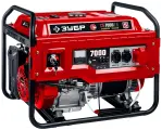 ЗУБР 7000 Вт, 380 / 220 В, бензиновый генератор с электростартером (СБ-7000Е-3) СБ-7000Е-3