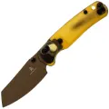 Складной нож Bestech Knives Cicada's Wing, сталь 10Cr15MoV, рукоять Ultem, золотистый/коричневый