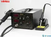 Паяльная станция с паяльником и термофеном YH 852D+PUMP YIHUA, Мощность: ≤700Вт, Температура: 100°C-500°C