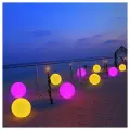Уличный шар-светильник Иду 20 см RGB