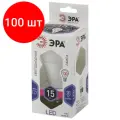 Комплект 100 штук, Лампа светодиодная ЭРА LED A60-15W-860-E27 15Вт Е27 6000К Б0031396