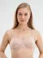 Бюстгальтер ортопедический для фиксации экзопротезов после мастэктомии Amoena Silvia бежевый, 80F