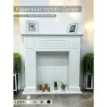 Kamin_decor_msk Портал разборный каминный Дубай 97х110 МДФ белый