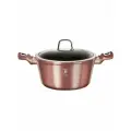 Кастрюля с крышкой BH-6035 I-Rose Edition 24см