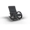 Кресло-качалка КемпингГрупп Вилла, текстиль, с подлокотниками, цвет графит