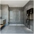Душевая дверь в нишу Vincea Garda VDS-1G2200CL стеклянная, раздвижная, 200 см, итальянская