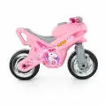 Детский двухколесный мотоцикл-толокар механический Полесье МХ (розовый)