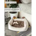 Лежак лежанка для кошек собак животных мелких пород, Puffy Умка