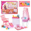 Набор мебели для кукол 9929 Детская комната в коробке