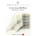 Набор полотенец для ванной 6 шт. Pupilla FORZA, махра, 100% хлопок, 50х90 см