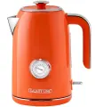 Чайник Galaxy LINE GL 0351 апельсиновый фреш, металл, 2200Вт, 1,7л, STRIX, термометр