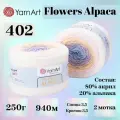 Пряжа YarnArt Flowers Alpaca (402), 250 г, 940 м, 2 штуки