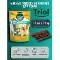 Triol / Мясные полоски из кролика для собак, 10 шт х 70 гр