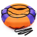 Тюбинг 70 см от 4лет, серия Эконом, Цвет фиолетовый-оранжевый