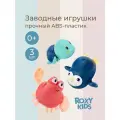 Набор заводных игрушек Черепаха, Краб, Пингвин, для ванной, 3 игрушки