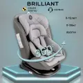 Автокресло Amarobaby AMARO-2003-BrSe Brilliant ISOFIX класс D (группа 0+/1/2/3) серый