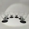 Набор из 6 рюмок для ликера и крепленых вин, стекло, Европа, 1980-2000 гг.