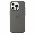 Чехол SILICONE CASE для смартфона IPHONE 16 PRO с MagSafe, оригинальный силиконовый чехол с NFC, цвет Серый (Stone Gray)