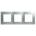 8 шт. Legrand Etika Алюминий Рамка 3-ая, 672553