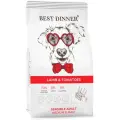 BEST DINNER DOG ADULT MEDIUM & MAXI SENSIBLE для взрослых собак средних и крупных пород с чувствительным пищеварением ягненок/томаты (3 кг х 4 шт)