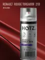 Краска аэрозольная 1K Renault Rouge Toreador 21B 520 мл, базовая автомобильная ремонтная эмаль, HOTZ