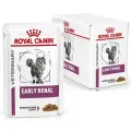 Влажный корм для кошек Royal Canin Renal Early при проблемах с почками на ранней стадии заболевания (12шт по 85г)