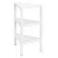 Этажерка 330х330х725 мм угловая Nature, белый